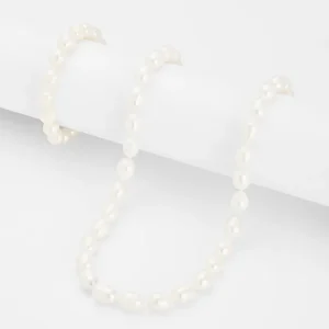 10mm Rice Pearl Necklace + Bracelet Bundle
