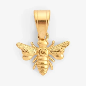 15mm Bee Single Pendant - Gold